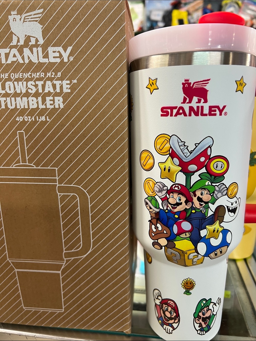 Mario and Luigi tumbler